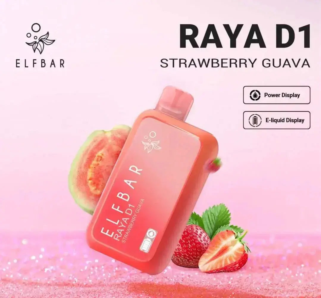 ELF BAR RAYA D1 – Strawberry Guava